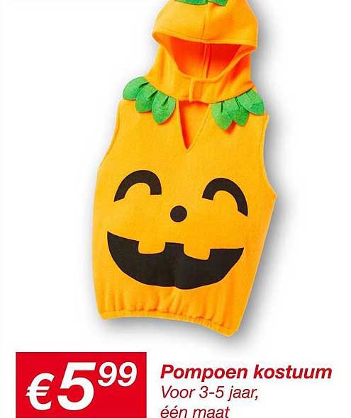 Pompoen kostuum