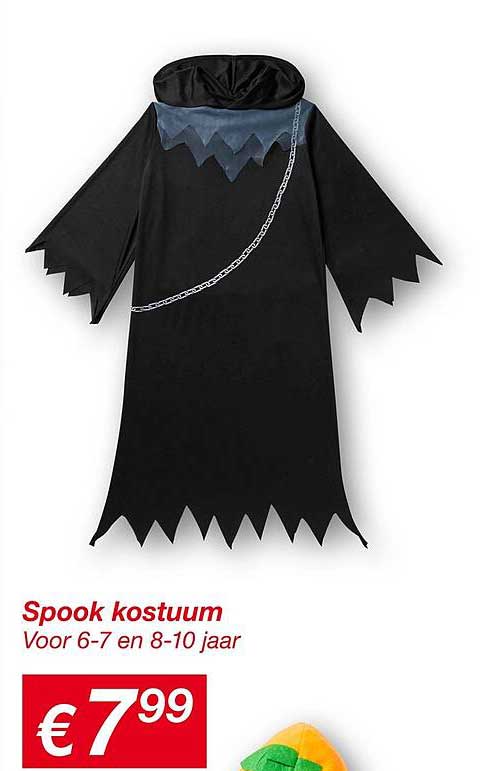 Spook kostuum Voor 6-7 en 8-10 jaar