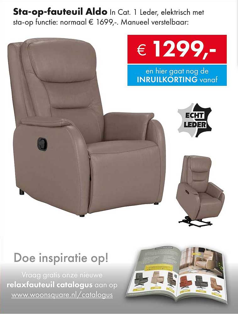 Sta-op-fauteuil Aldo