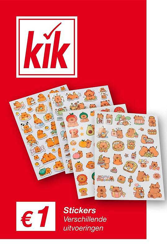 Stickertjes - Verschillende uitvoeringen