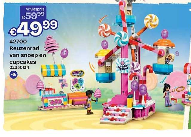 42700 Reuzenrad van snoep en cupcakes