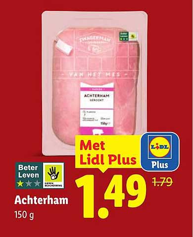 Achterham 150 g
