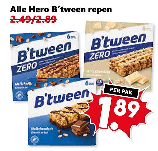 Alle Hero B’tween repen