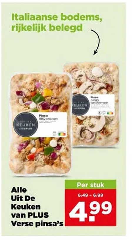 Alle Uit De Keuken van PLUS Verse pinsa's