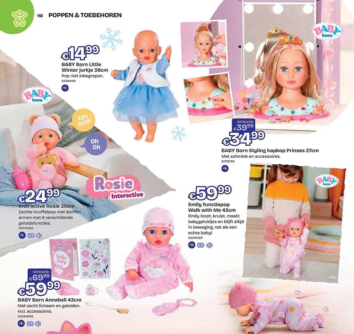 BABY Born Little Winter jurkje 36cm