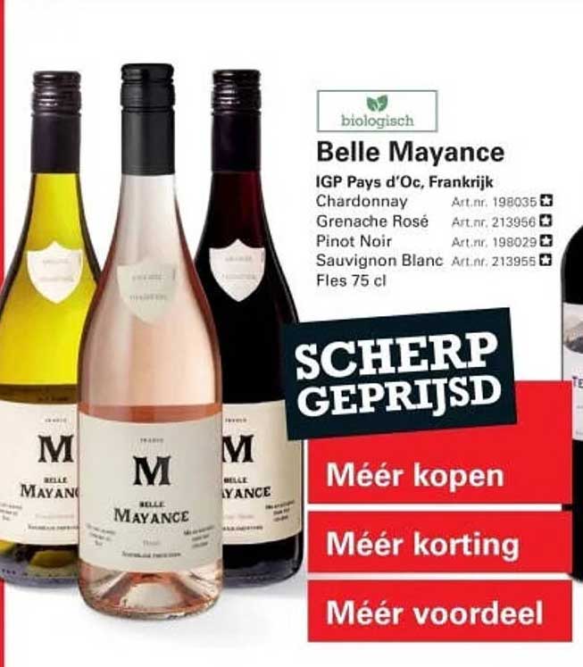 Belle Mayance biologisch Scherp geprijsd Méér kopen Méér korting Méér voordeel
