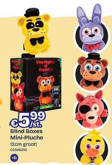 Blind Boxes Mini-Pluche 12cm groot!