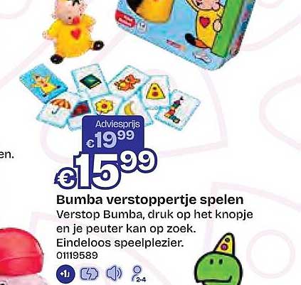 Bumba verstoppertje spelen