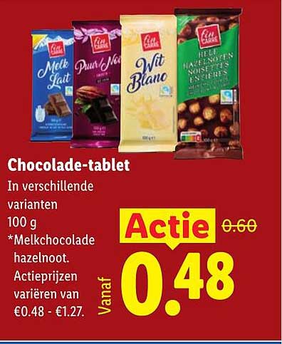 Chocolade-tablet