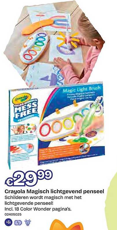 Crayola Magisch lichtgevend penseel