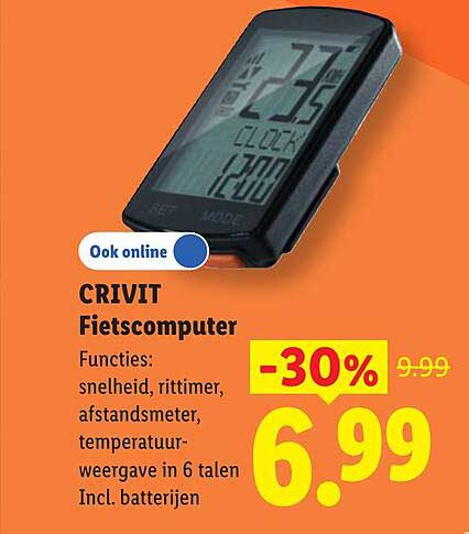 CRIVIT Fietscomputer
