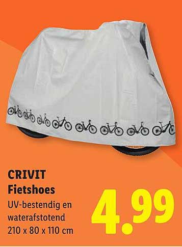CRIVIT Fietshoes UV-bestendig en waterafstotend 210 x 80 x 110 cm