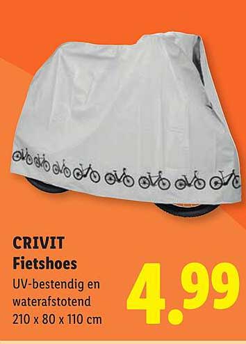 CRIVIT Fietshoes UV-bestendig en waterafstotend 210 x 80 x 110 cm