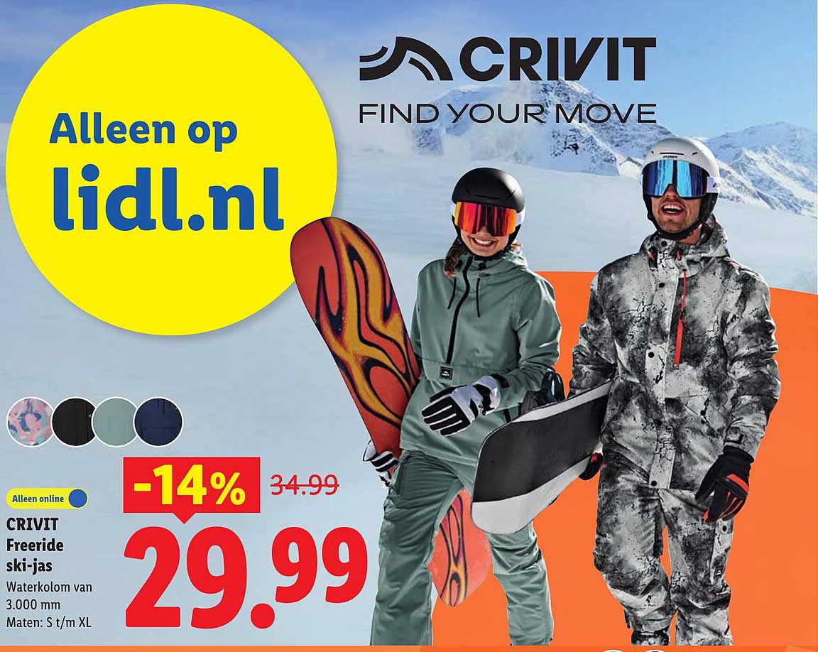 CRIVIT Freeride ski-jas -14%