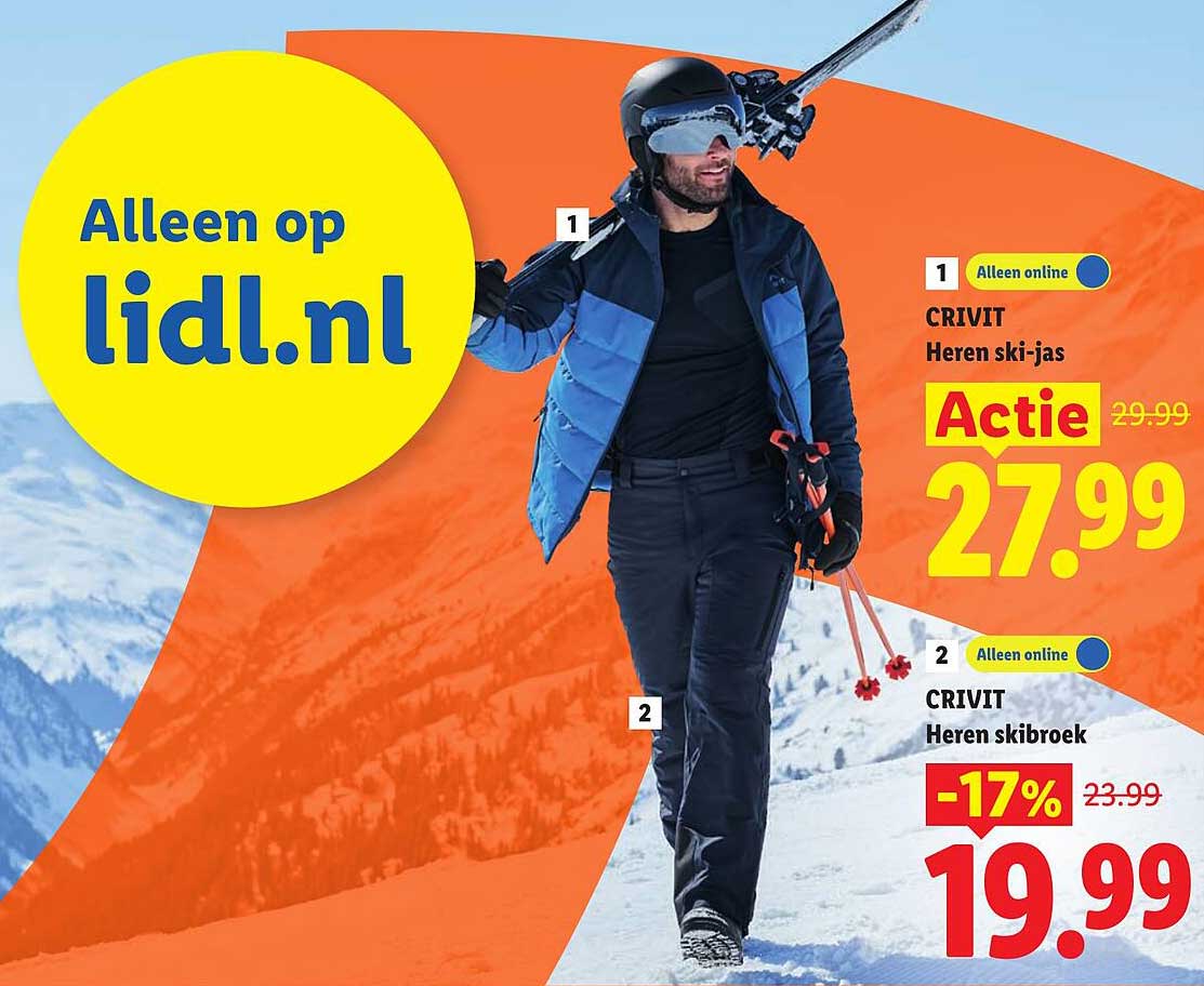 CRIVIT Heren ski-jas