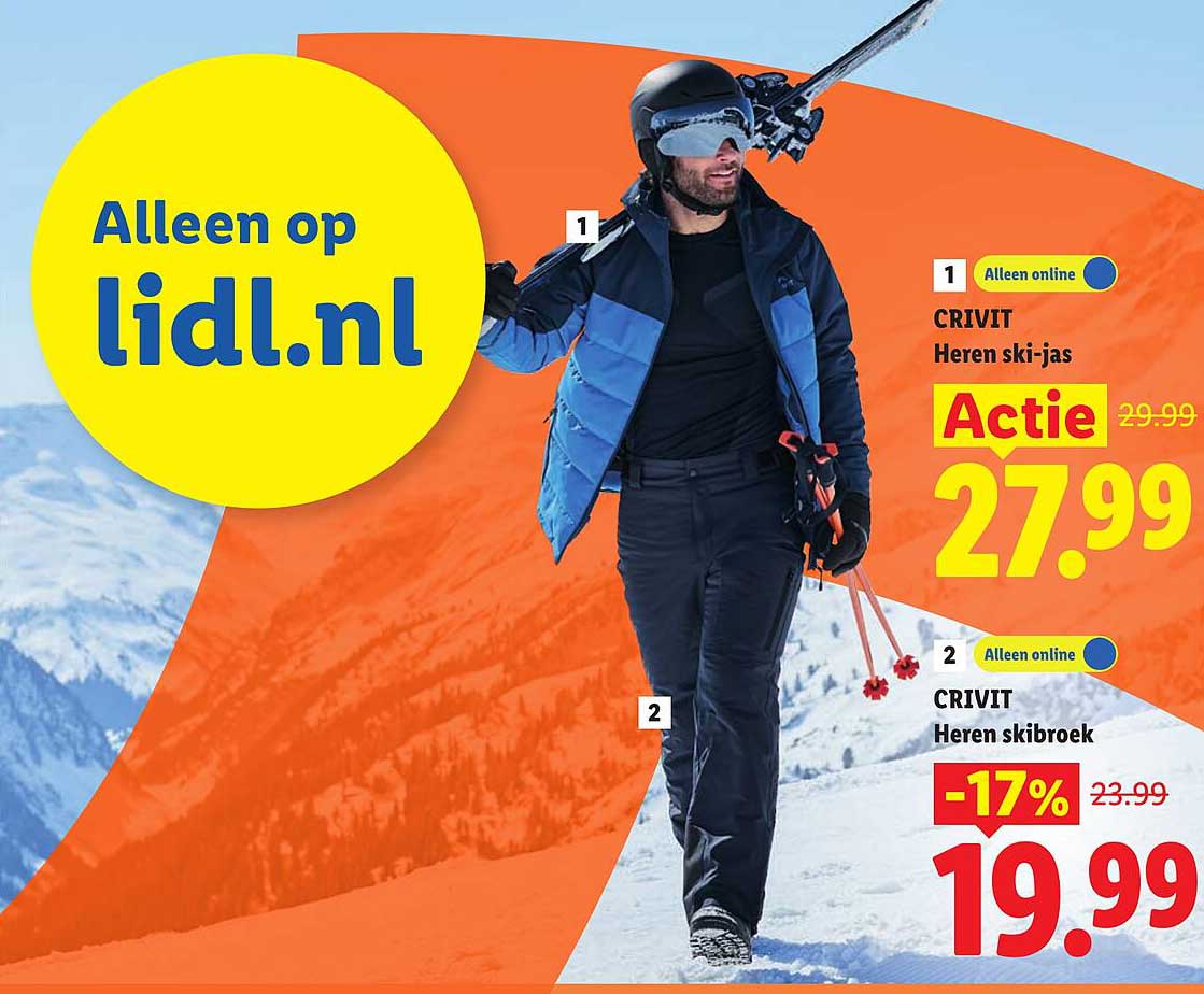 CRIVIT Heren ski-jas