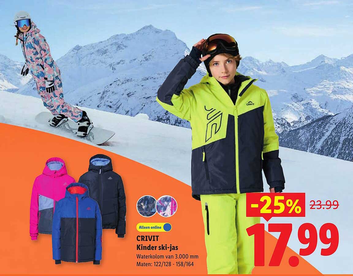 CRIVIT Kinder ski-jas -25%