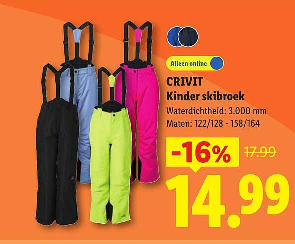 CRIVIT Kinder skibroek