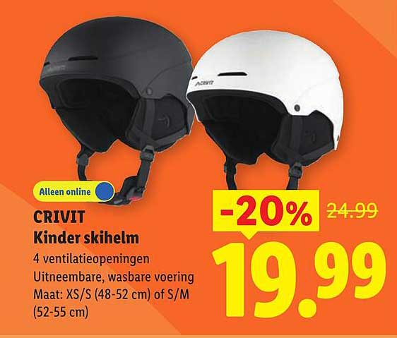 CRIVIT Kinder skihelm -20%