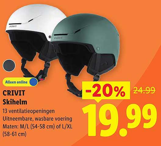 CRIVIT Skihelm -20%