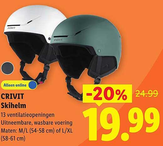 CRIVIT Skihelm -20%