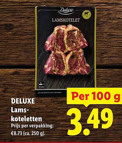 DELUXE Lams-koteletten