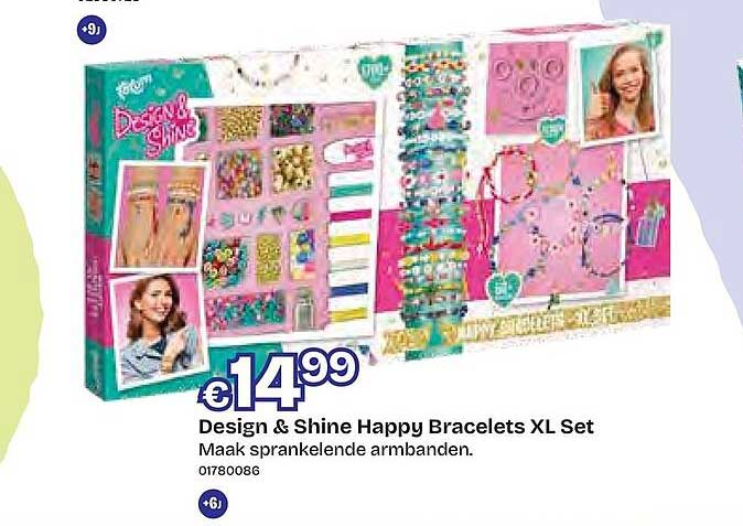 Design & Shine Happy Bracelets XL Set