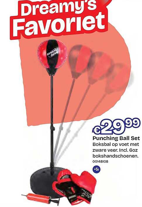 Dreamy's Favoriet Punching Ball Set