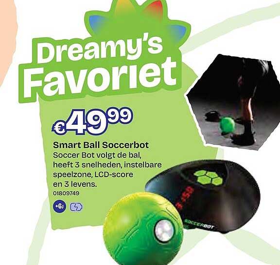 Dreamy's Favoriet Smart Ball Soccerbot