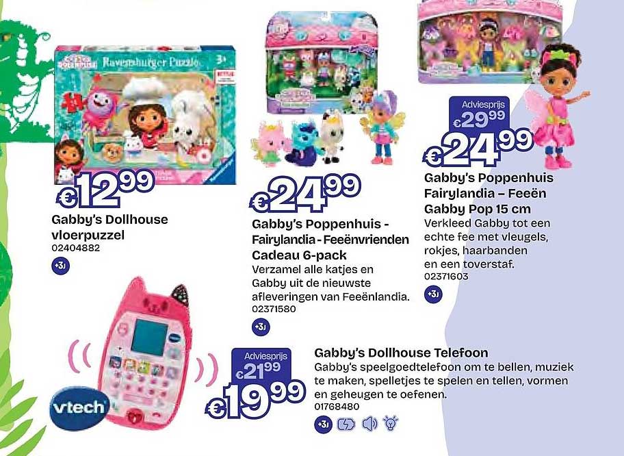 Gabby's Dollhouse vloerpuzzel