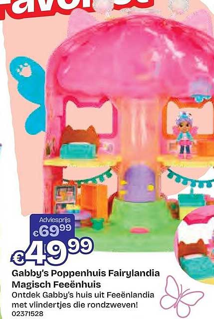 Gabby's Poppenhuis Fairylandia Magisch Feeënhuis