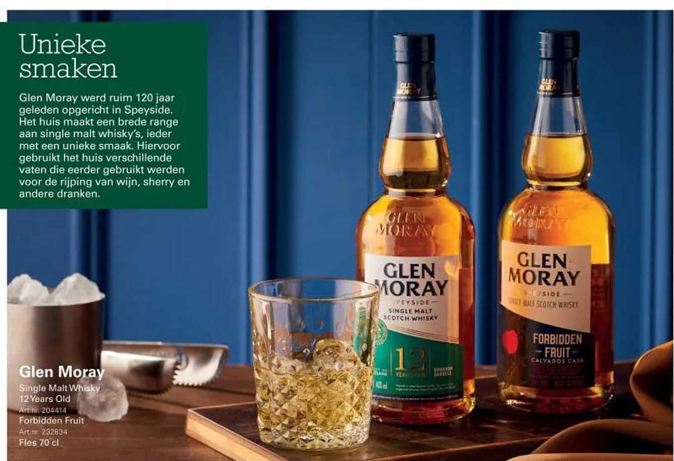 Glen Moray Single Malt Whisky 12 Years Old Forbidden Fruit