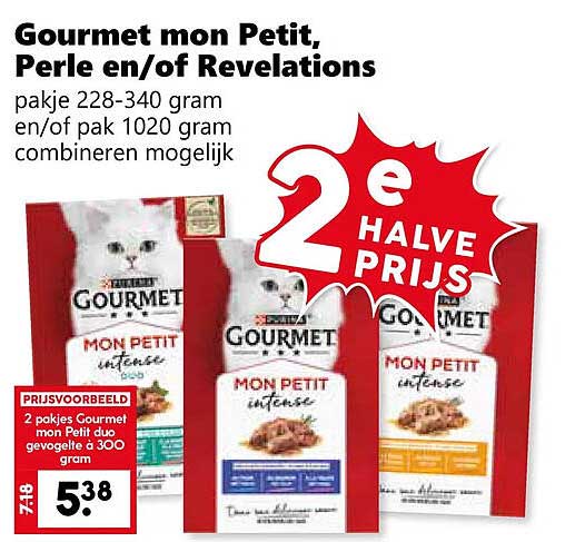 Gourmet mon Petit, Perle en/of Revelations 2e halve prijs