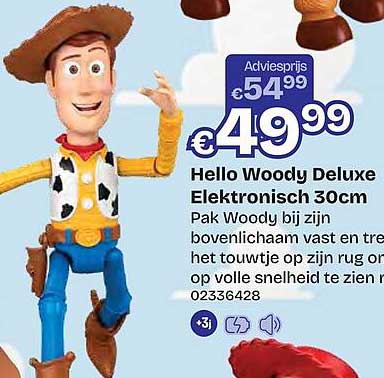 Hello Woody Deluxe Elektronisch 30cm
