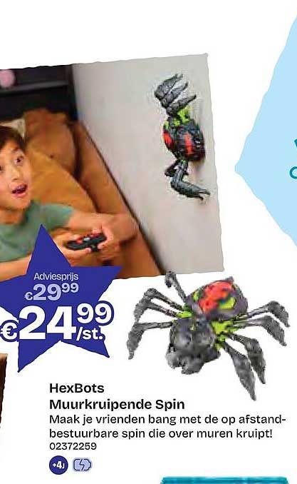 HexBots Muurkruipende Spin