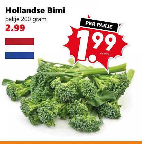 Hollandse Bimi pakje 200 gram