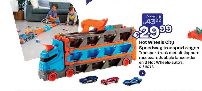 Hot Wheels City Speedway transportwagen