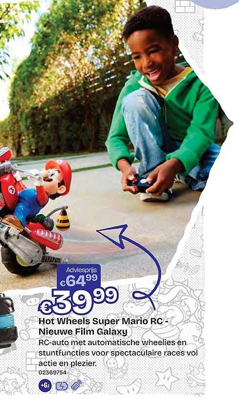 Hot Wheels Super Mario RC - Nieuwe Film Galaxy