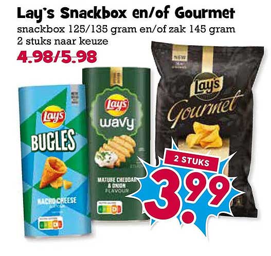 Lay's Snackbox en/of Gourmet