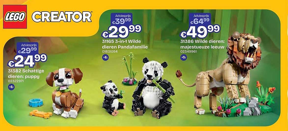 LEGO CREATOR 31382 Schattige dieren: puppy
