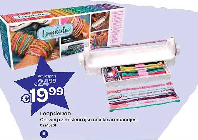 LoopdeDoo Ontwerp zelf kleurrijke unieke armbandjes.