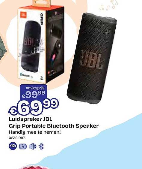 Luidspreker JBL Grip Portable Bluetooth Speaker