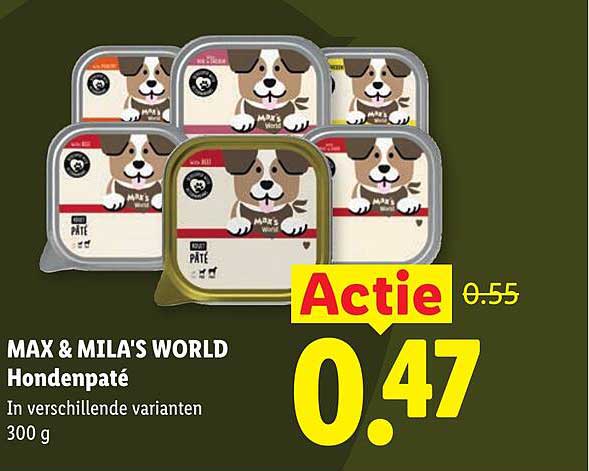 MAX & MILA'S WORLD Hondenpaté