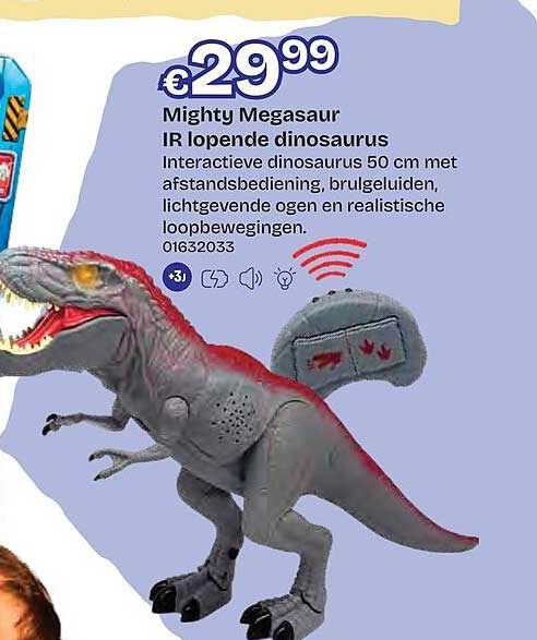 Mighty Megasaur IR lopende dinosaurus