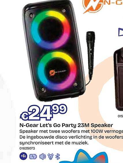 N-Gear Let's Go Party 23M Speaker