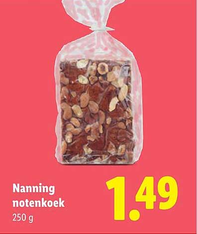 Nanning notenkoek 250 g