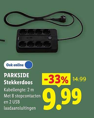 PARKSIDE Stekkerdoos