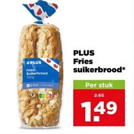 PLUS Fries suikerbrood*