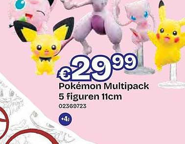 Pokémon Multipack 5 figuren 11cm