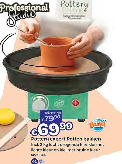 Pottery expert Potten bakken